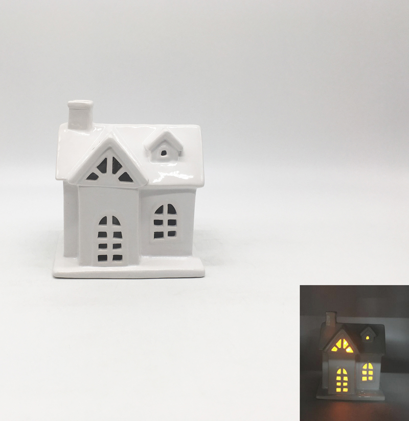 Ceramic House Candle Holder