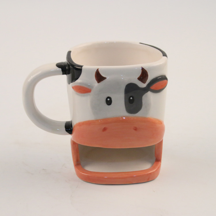 Cow Shaped Ceramic Mug