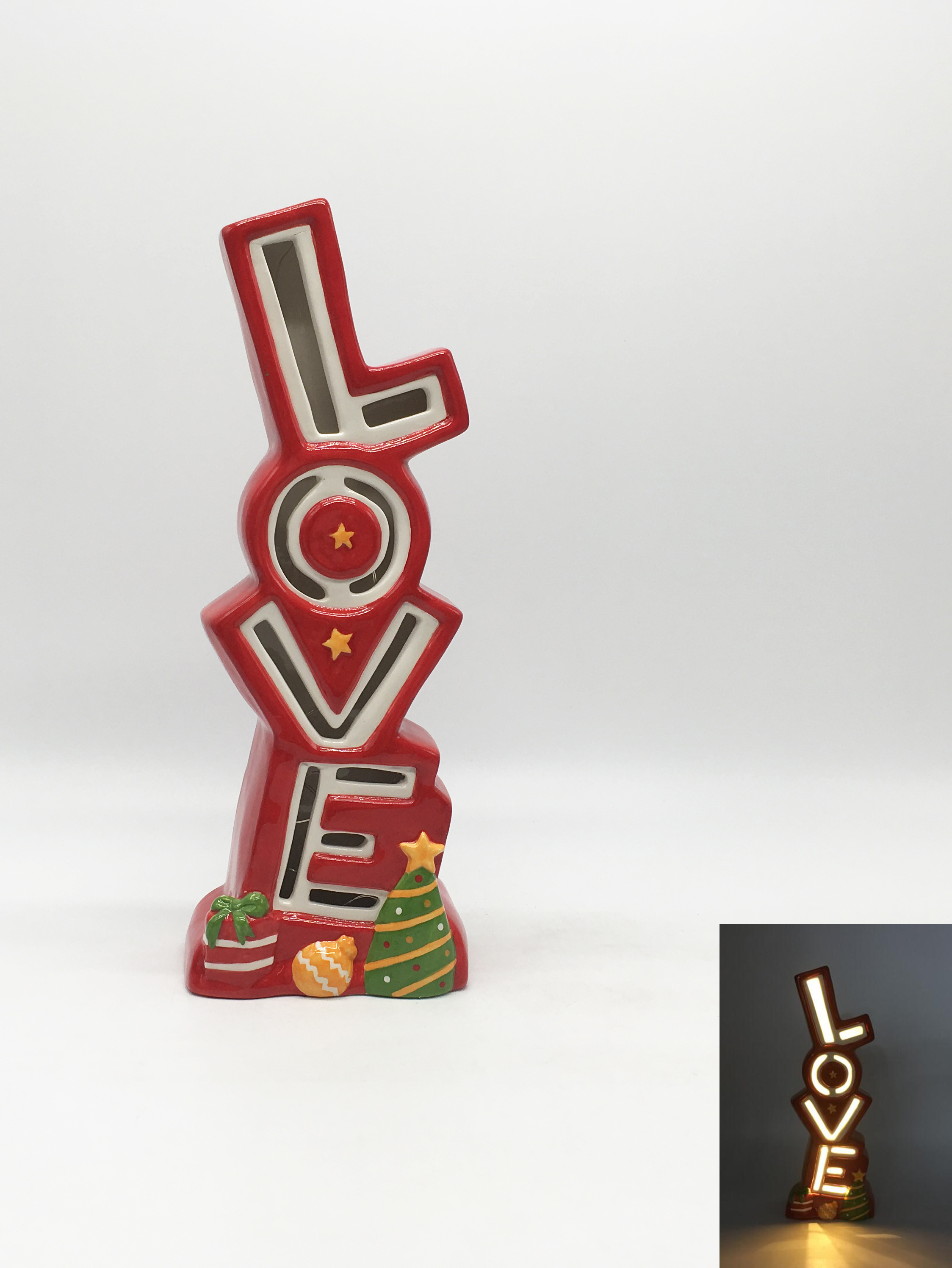 LOVE Christmas Table Light