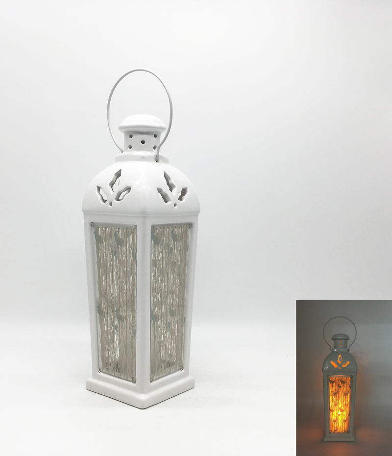 Decorative White Lantern