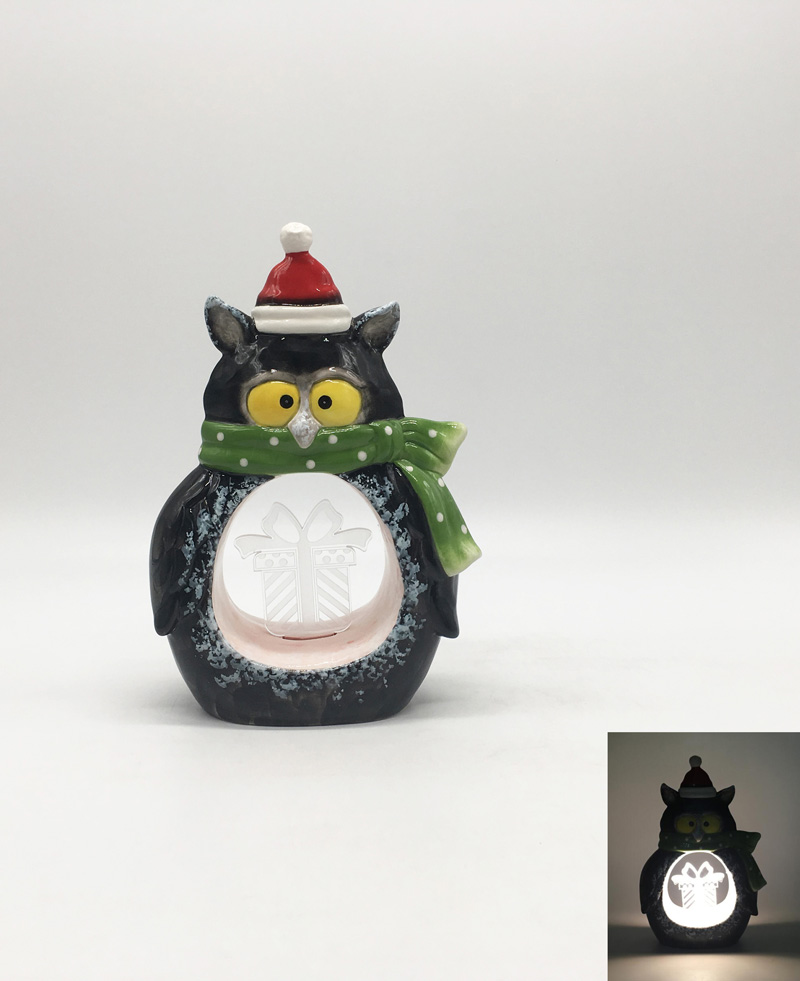 Christmas Owl Night Light