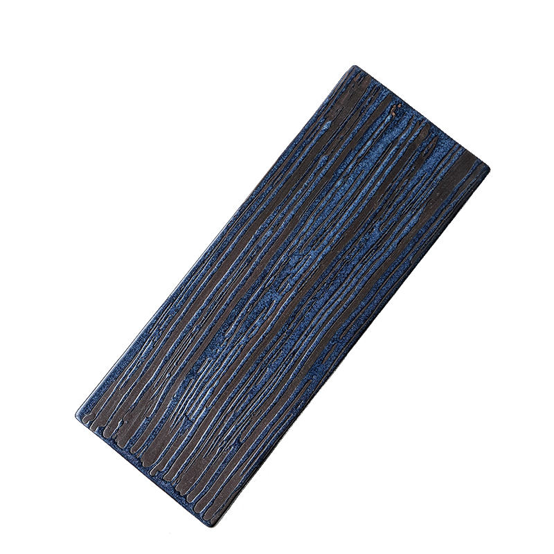 Rectangular Textured Ceramic Plate