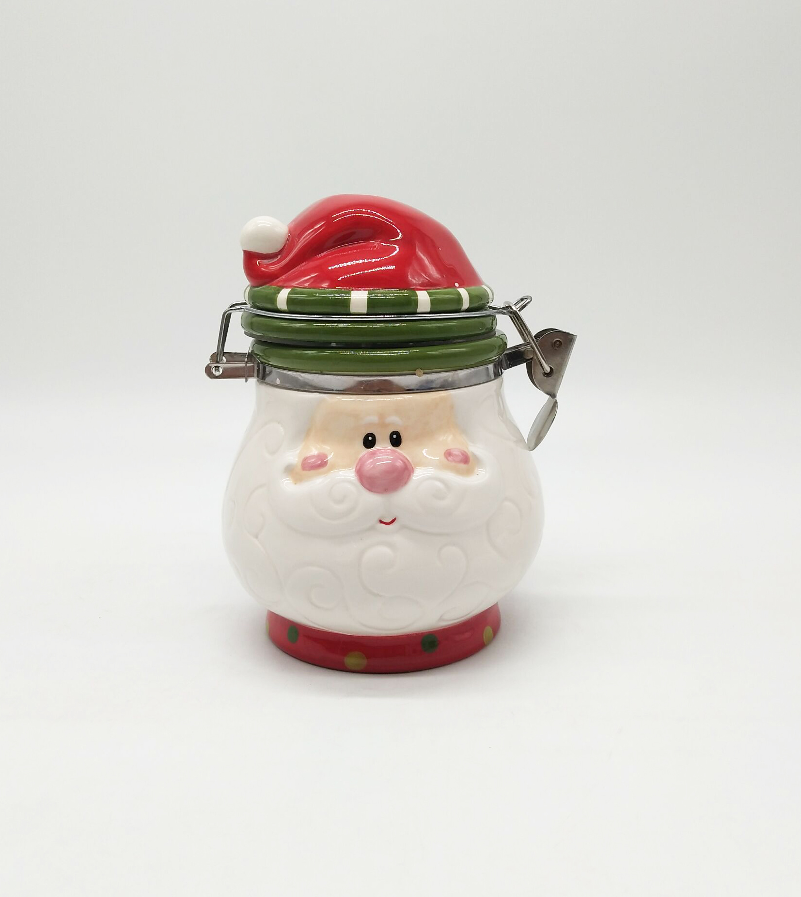 Santa Claus Ceramic Cookie Jar