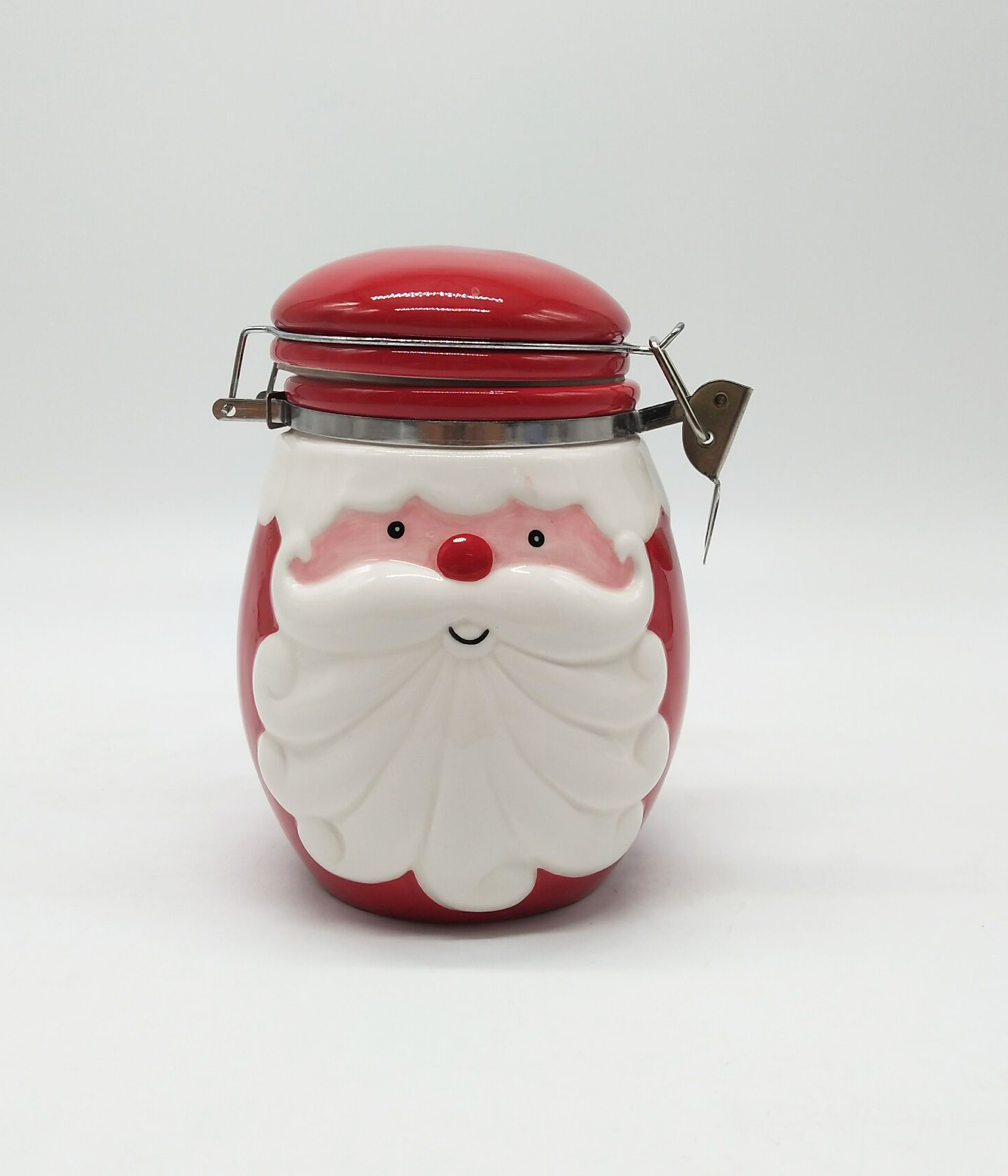 Santa Claus Ceramic Cookie Jar