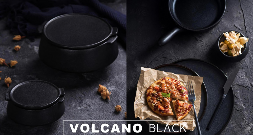 Volcano Black Cookware Set
