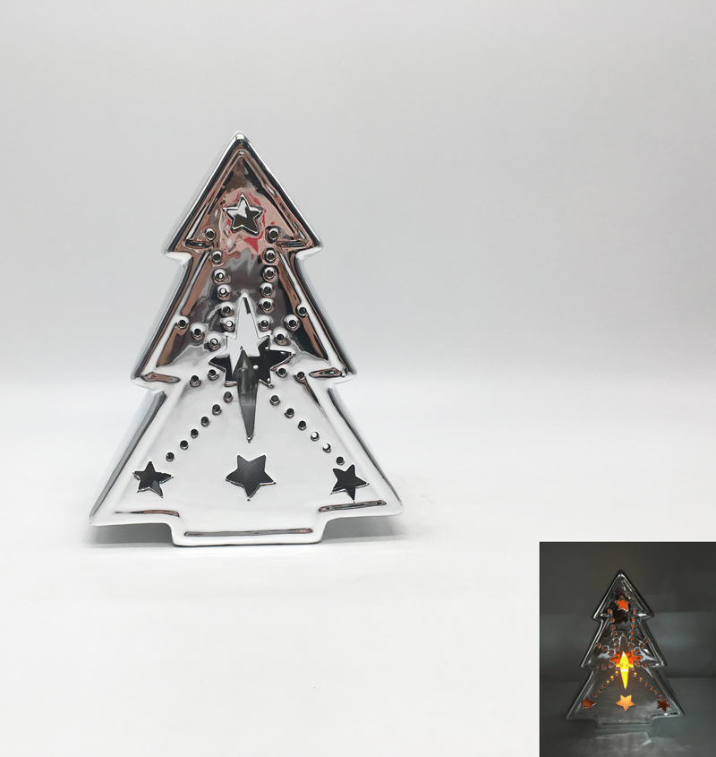 Metallic Christmas Tree Ornament