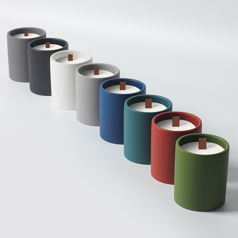 Colored Scented Candles Set