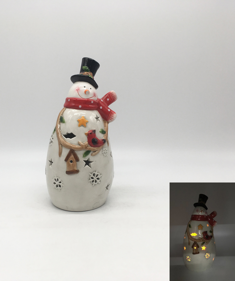 Ceramic Snowman Nightlight