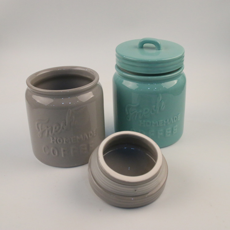 Set of Ceramic Coffee Jars
