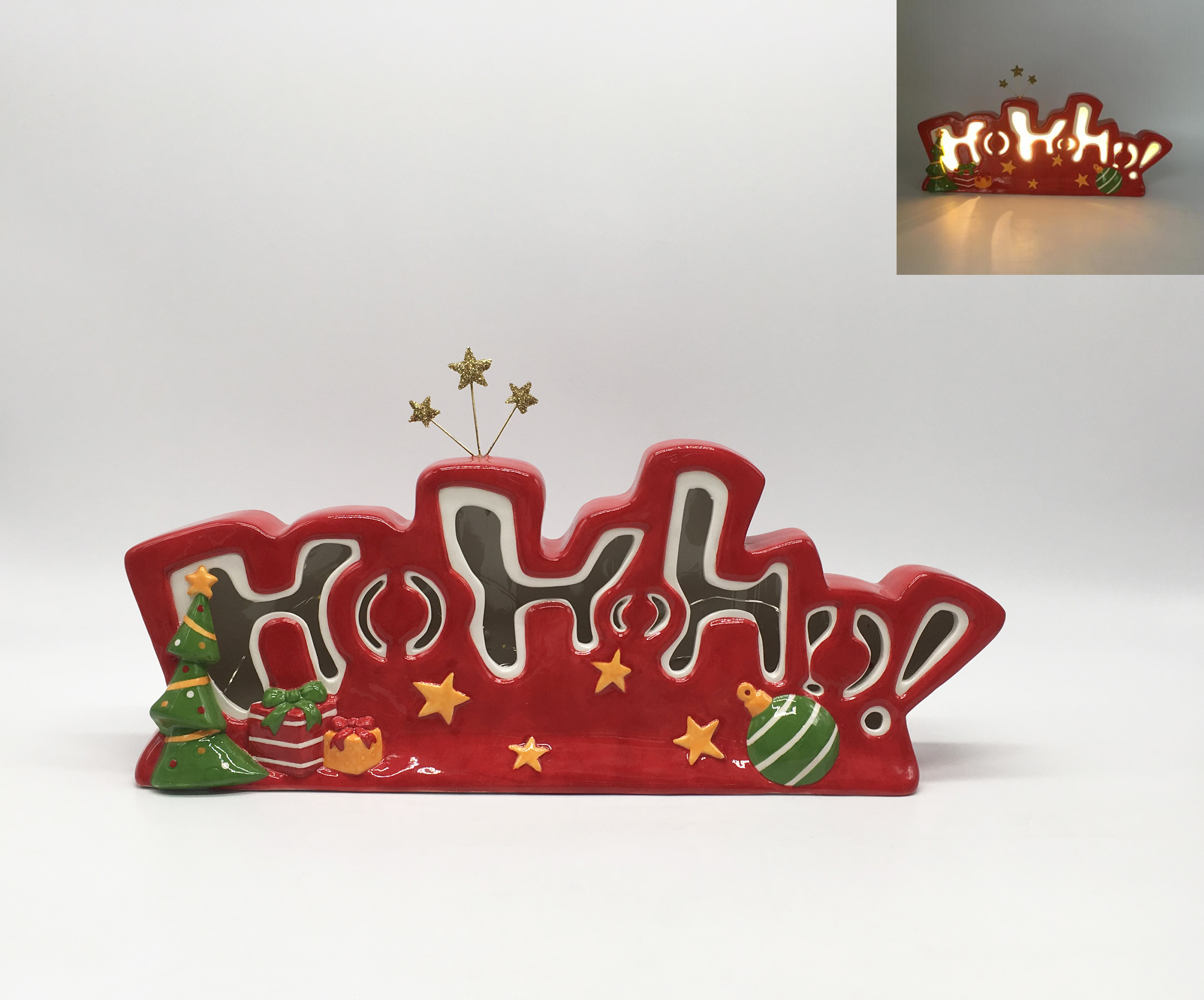 Ho Ho Ho Christmas Table Decoration