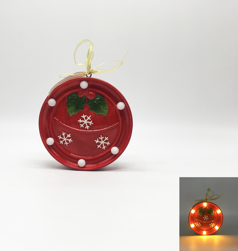 Christmas Ornament with LED Lights