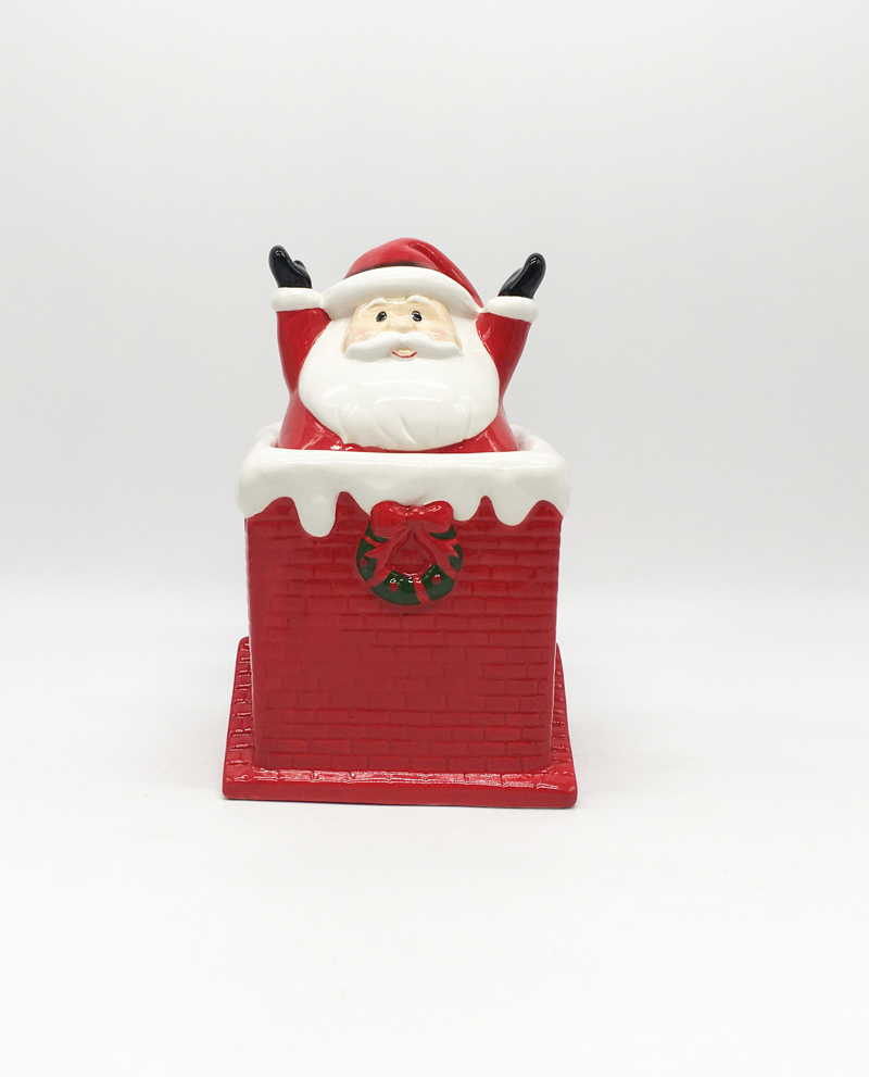 Ceramic Santa Claus Cookie Jar