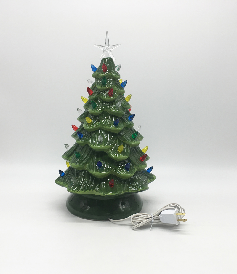 Ceramic Christmas Tree Lamp