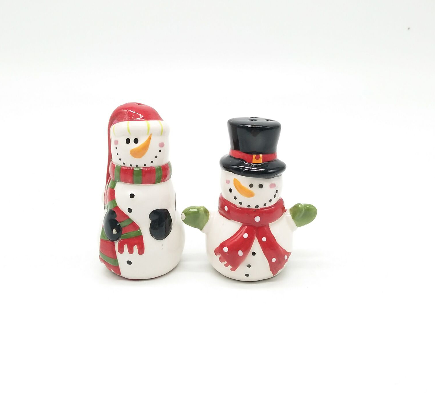 Snowman Salt and Pepper Shaker Set
