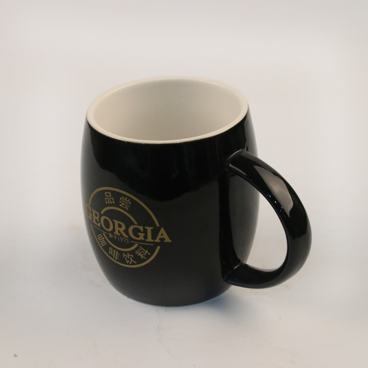 Black Ceramic Coffee Mug