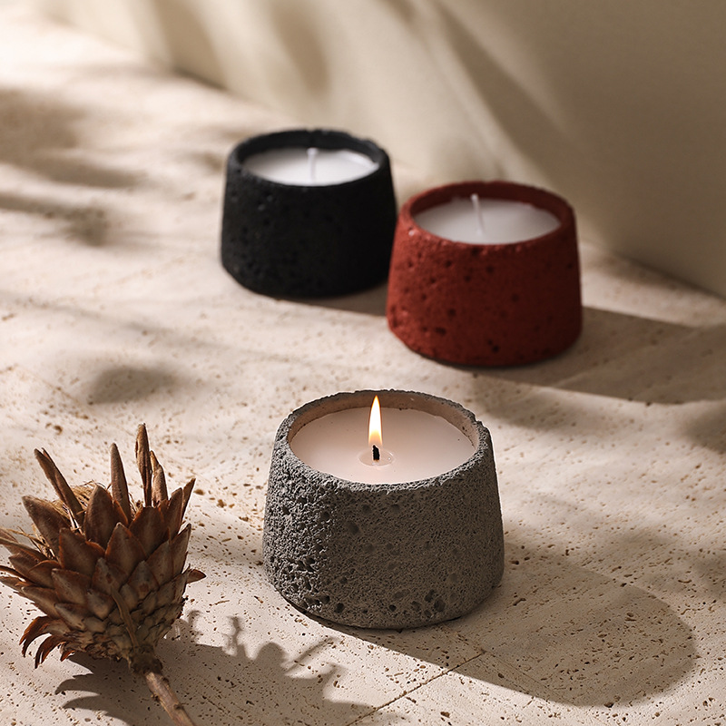 Decorative Concrete Candle