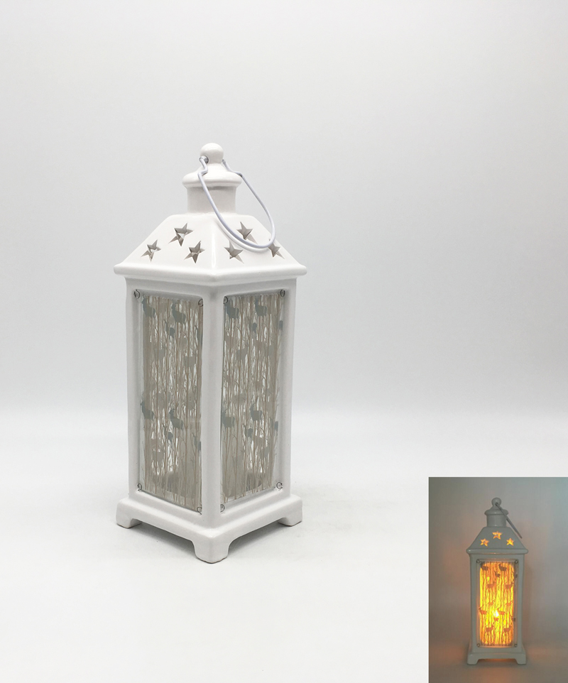 Decorative White Lantern
