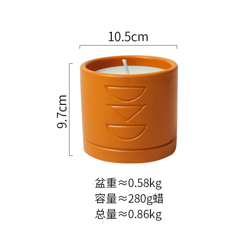 Geometric Scented Candle Set