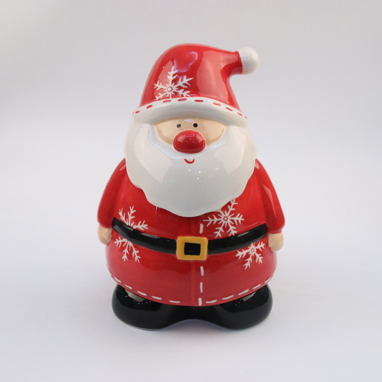 Santa Claus Ceramic Jar