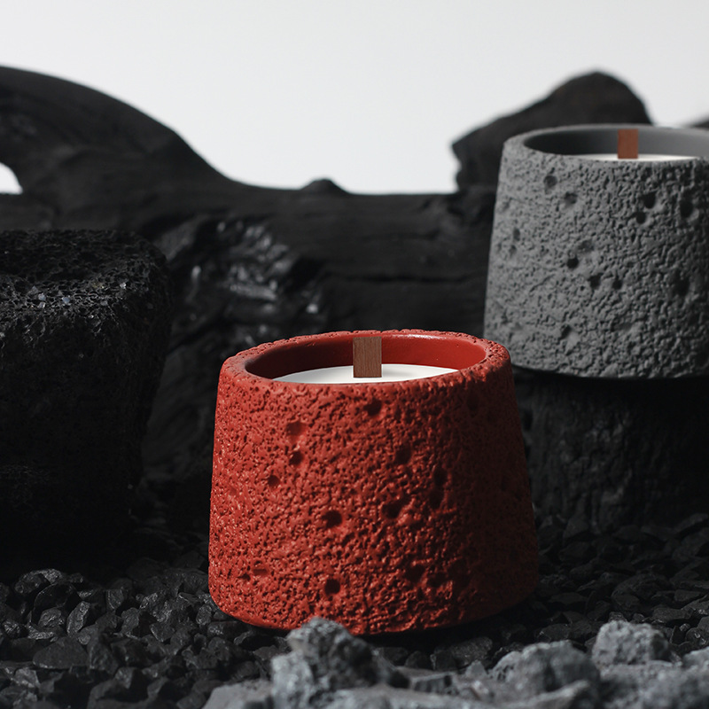 Decorative Concrete Candle
