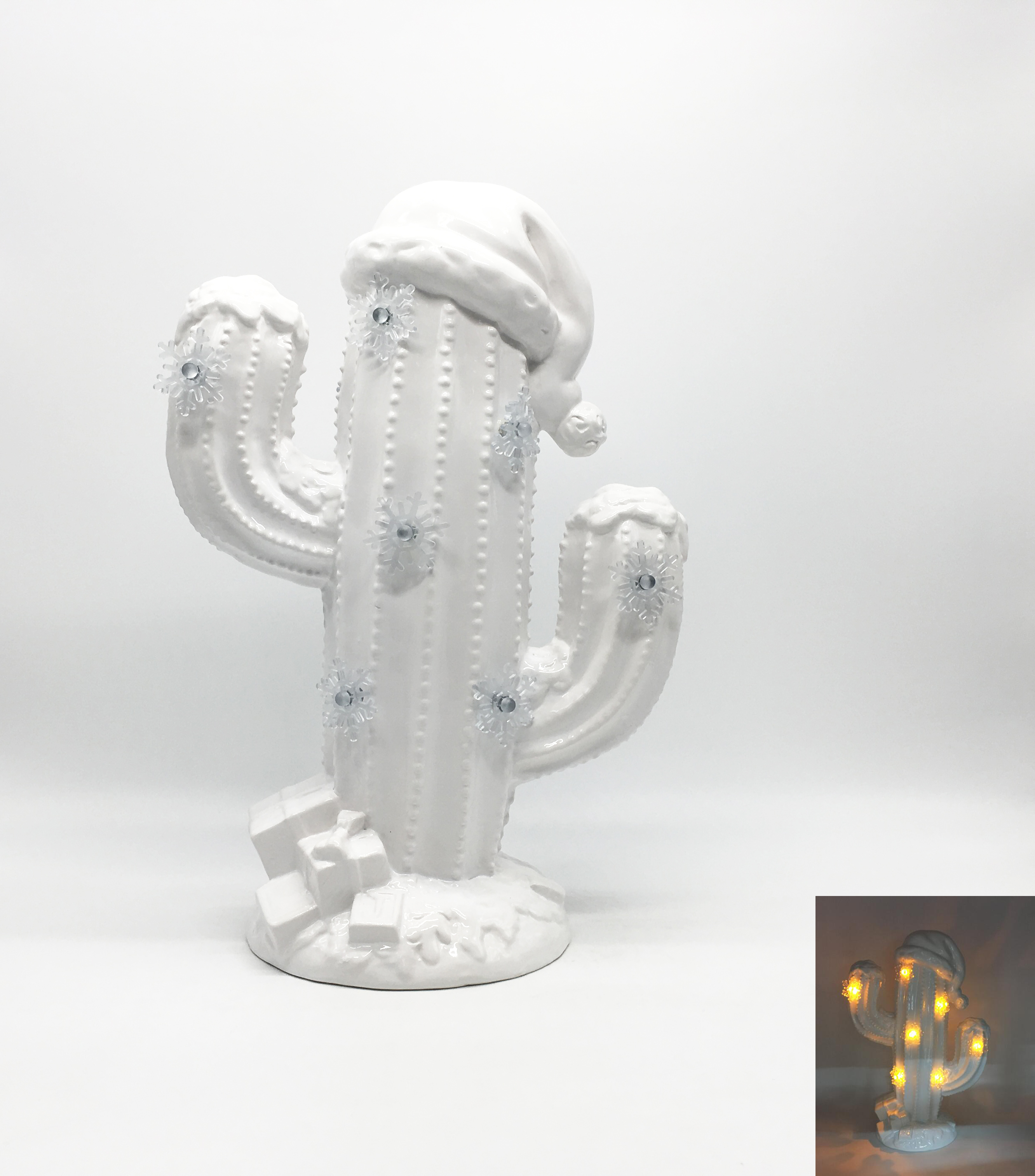 Festive Christmas Cactus Decoration