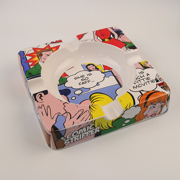 Union Jack Square Ashtray