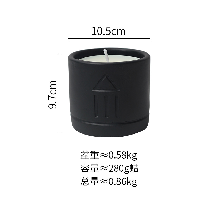 Geometric Scented Candle Set