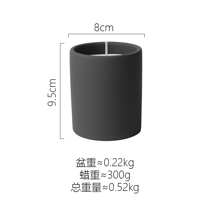 Colored Scented Candles Set