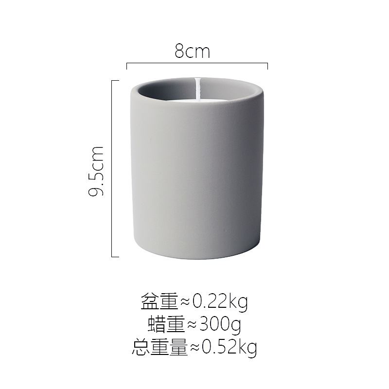 Colored Scented Candles Set