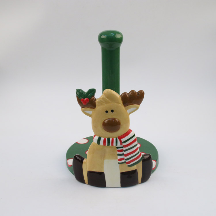 Ceramic Snowman Toilet Paper Holder