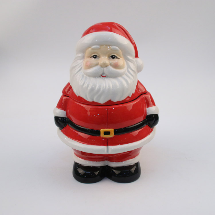 Ceramic Santa Claus Cookie Jar