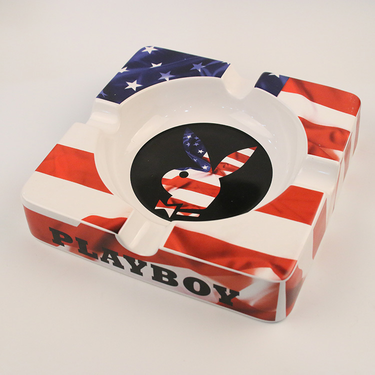 Union Jack Square Ashtray