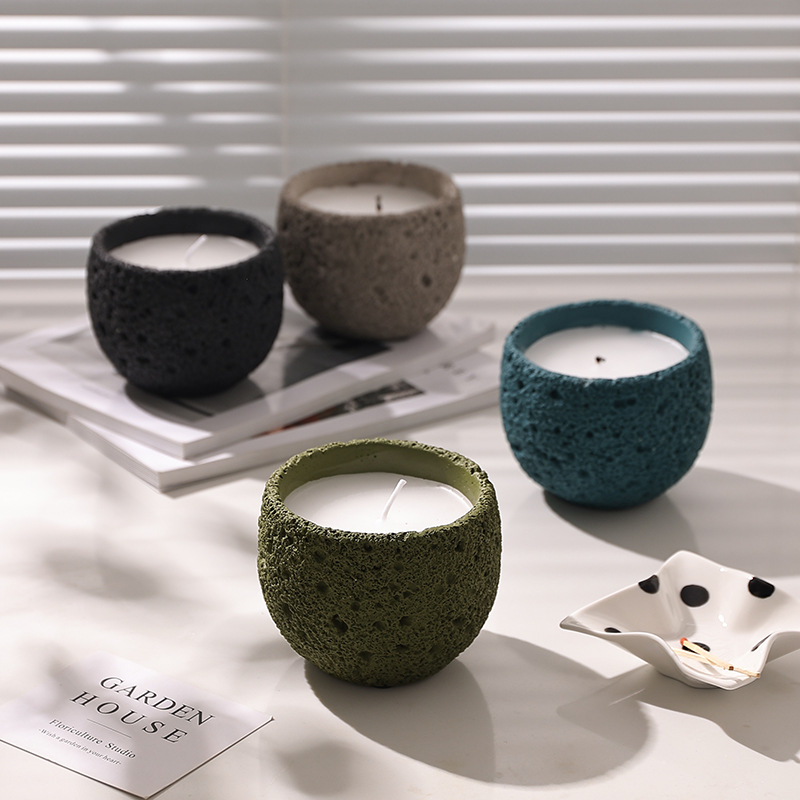 Textured Scented Candle Set