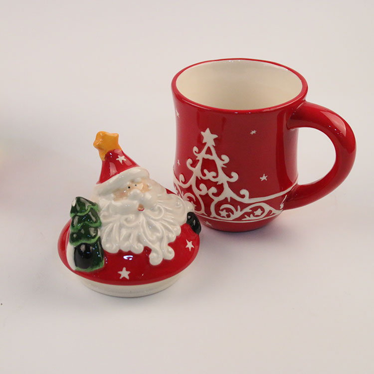 Christmas Ceramic Teapot and Mug Set