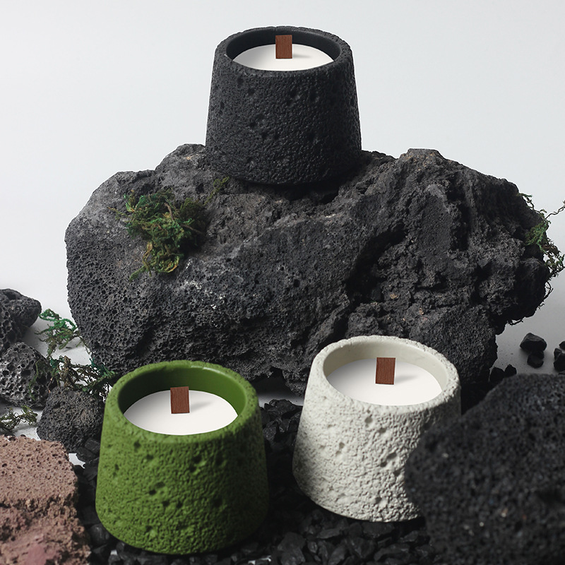 Decorative Concrete Candle