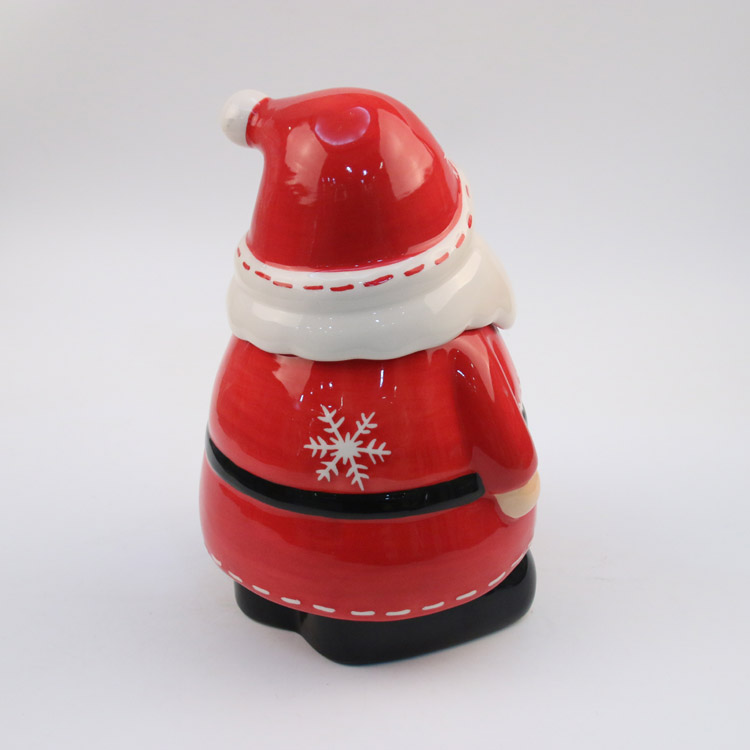 Santa Claus Ceramic Jar