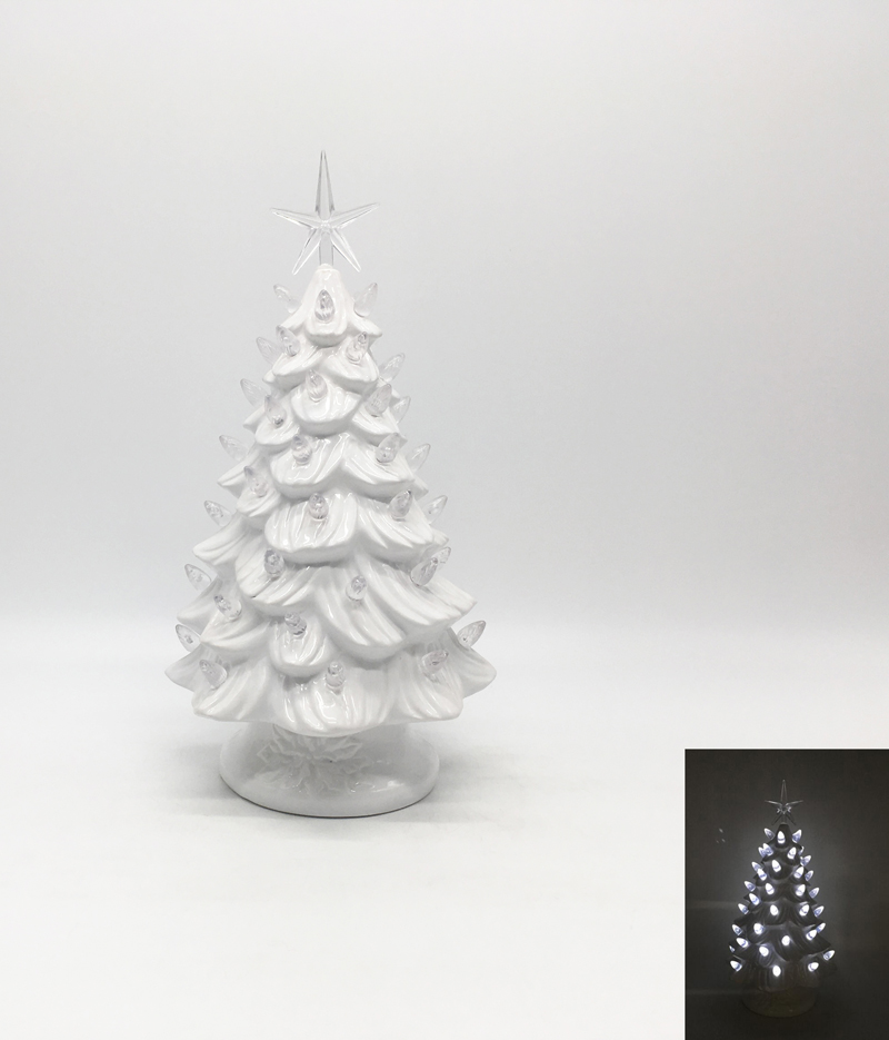 Ceramic Christmas Tree Lamp