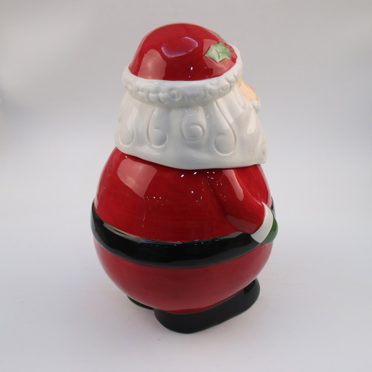 Santa Claus Ceramic Cookie Jar