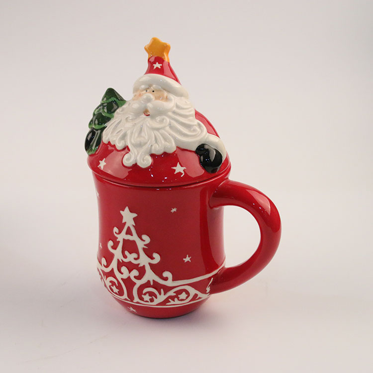 Christmas Ceramic Teapot and Mug Set