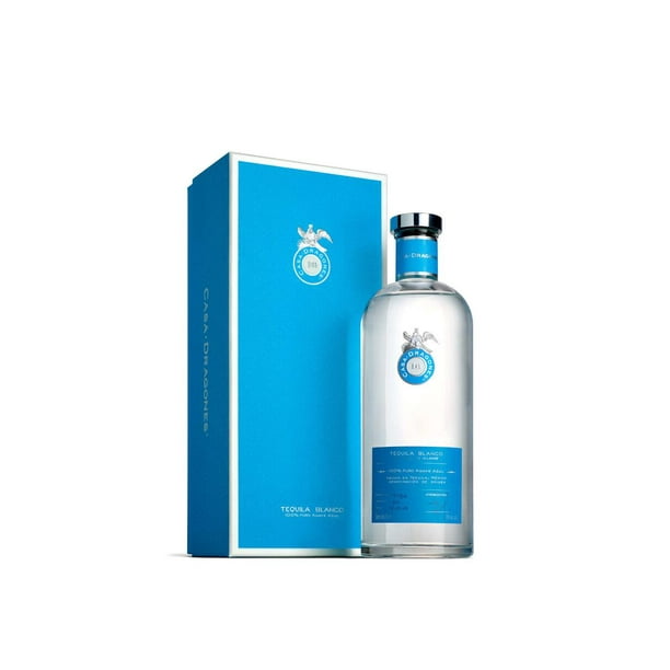 TEQUILA CASA DRAGONES BLANCO 750 ML 