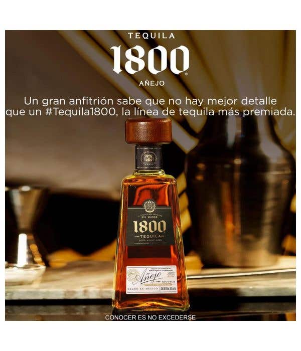 TEQUILA 1800 AÑEJO 700 ML