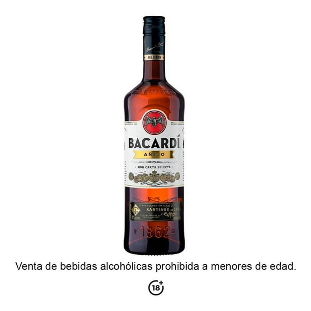 RON BACARDI AÑEJO 1 L