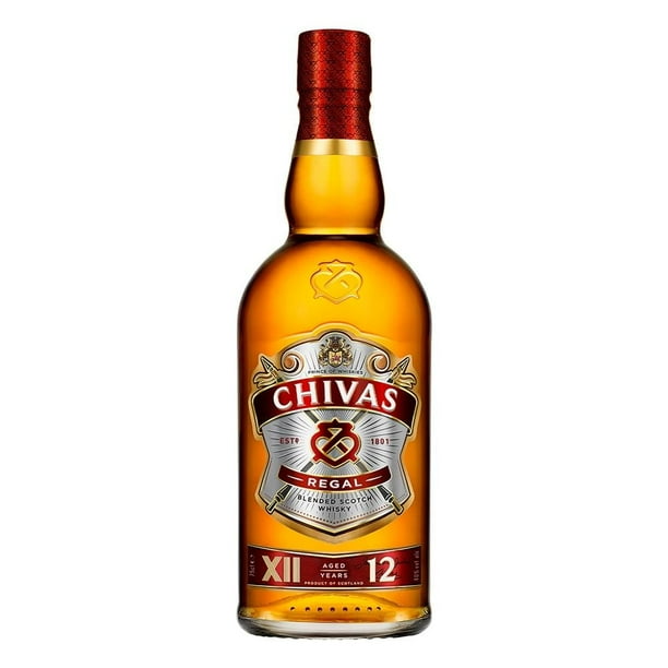 WHISKY CHIVAS REGAL 12 AÑOS 750 ML 