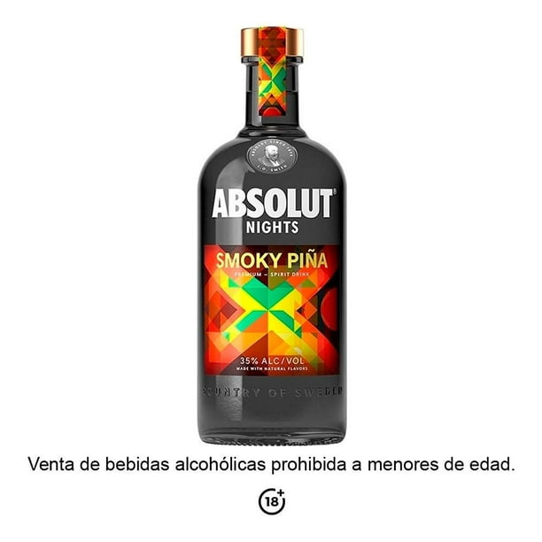 VODKA ABSOLUT PIÑA 750 ML