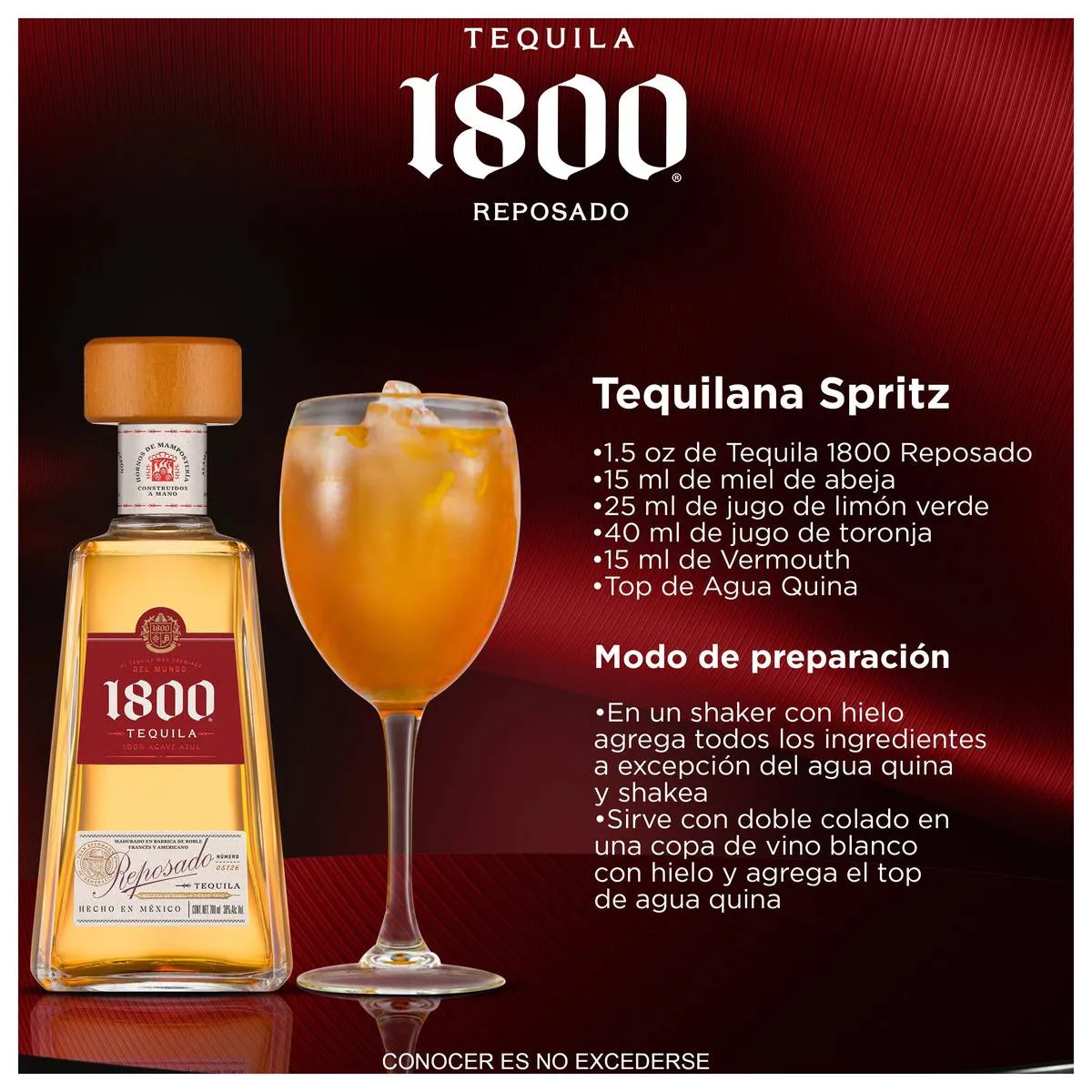 TEQUILA 1800 REPOSADO 700 ML
