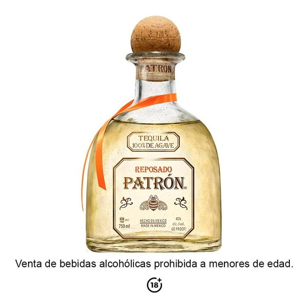 TEQUILA EL PATRON REPOSADO 750 ML 