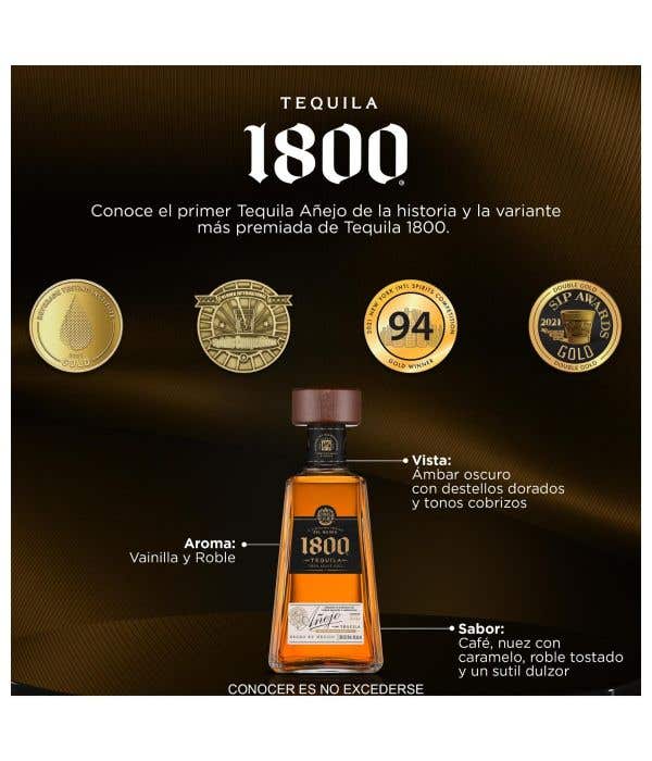 TEQUILA 1800 AÑEJO 700 ML