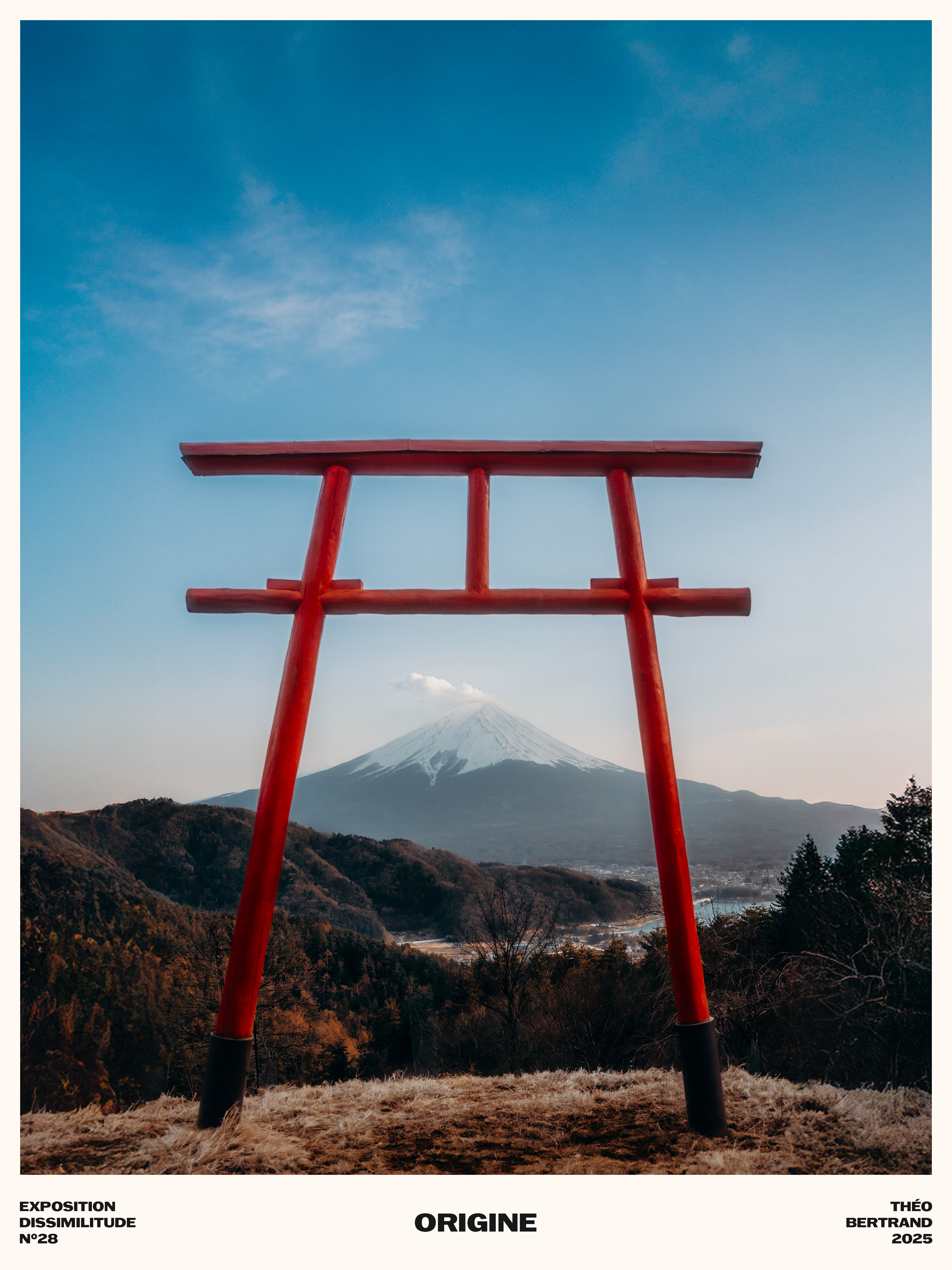 Torii japonais traditionnel
