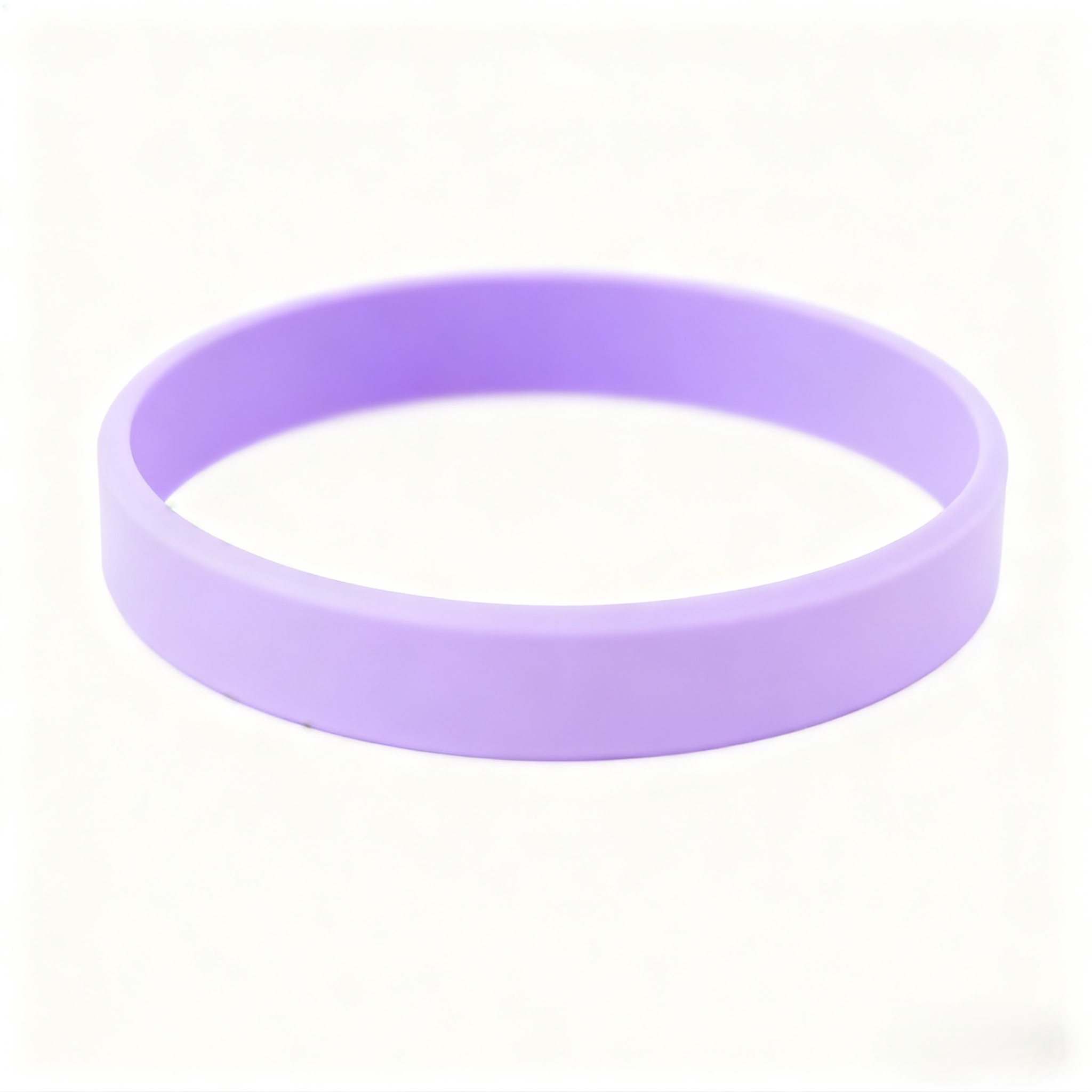 Purple silicone wristband