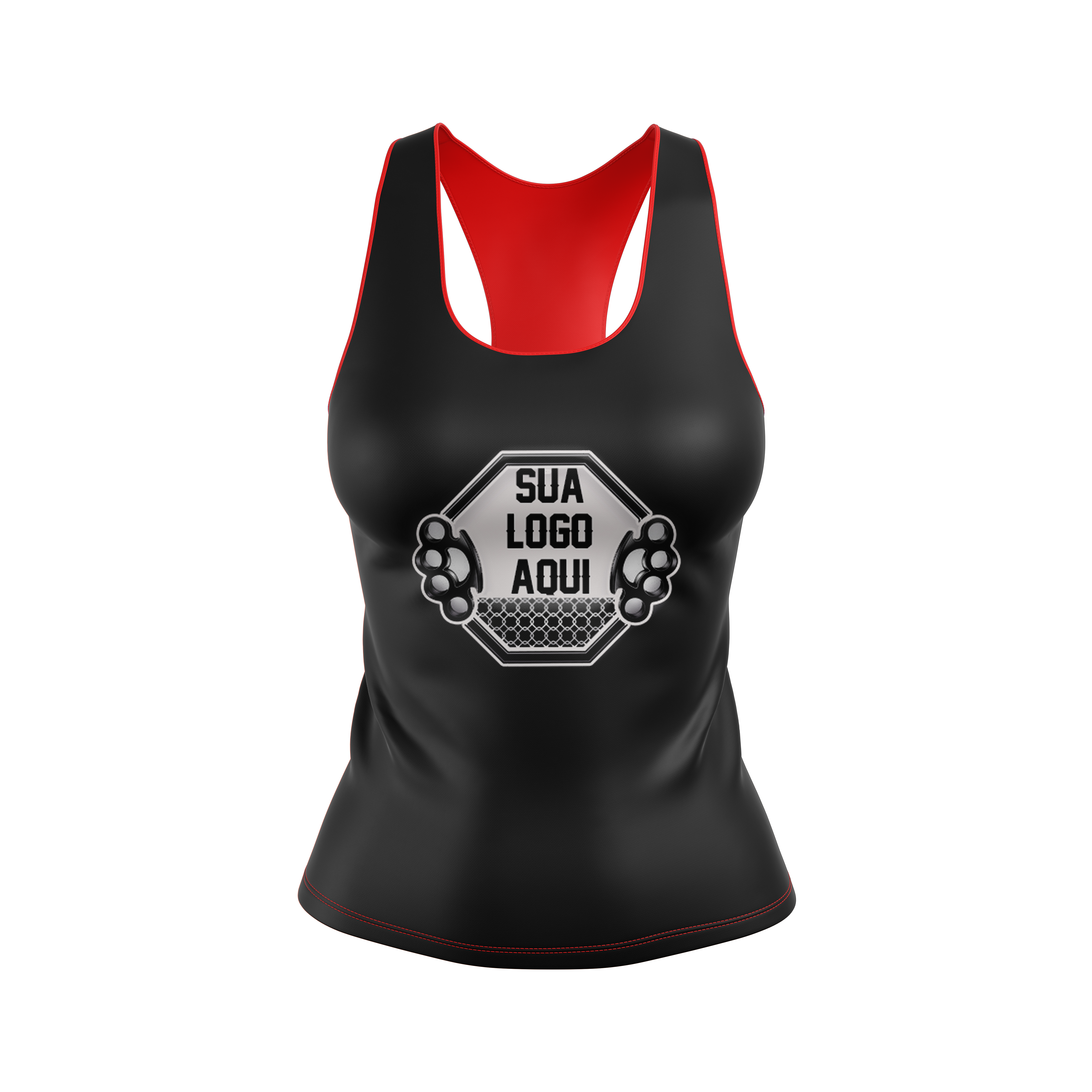 kit com 10 Regatas Esportiva Feminina Personalizada